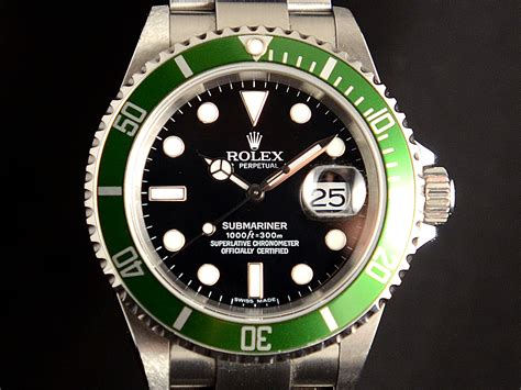 ghiera verde rolex|rolex submariner verde.